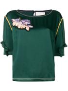 Peter Pilotto Sequin Embellished Blouse - Green