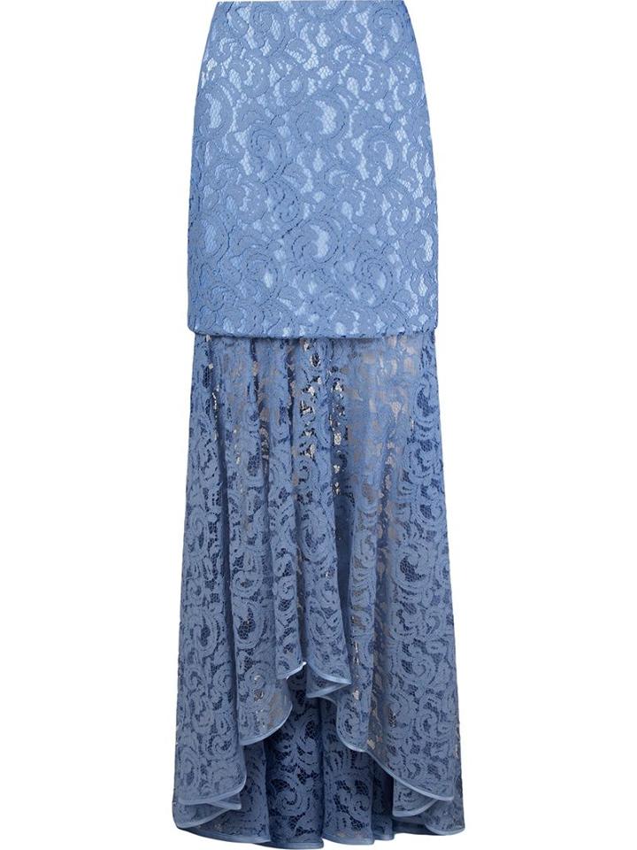 Martha Medeiros 'marescot' Lace Maxi Skirt, Women's, Size: 44, Blue, Viscose/cotton/polyamide/silk