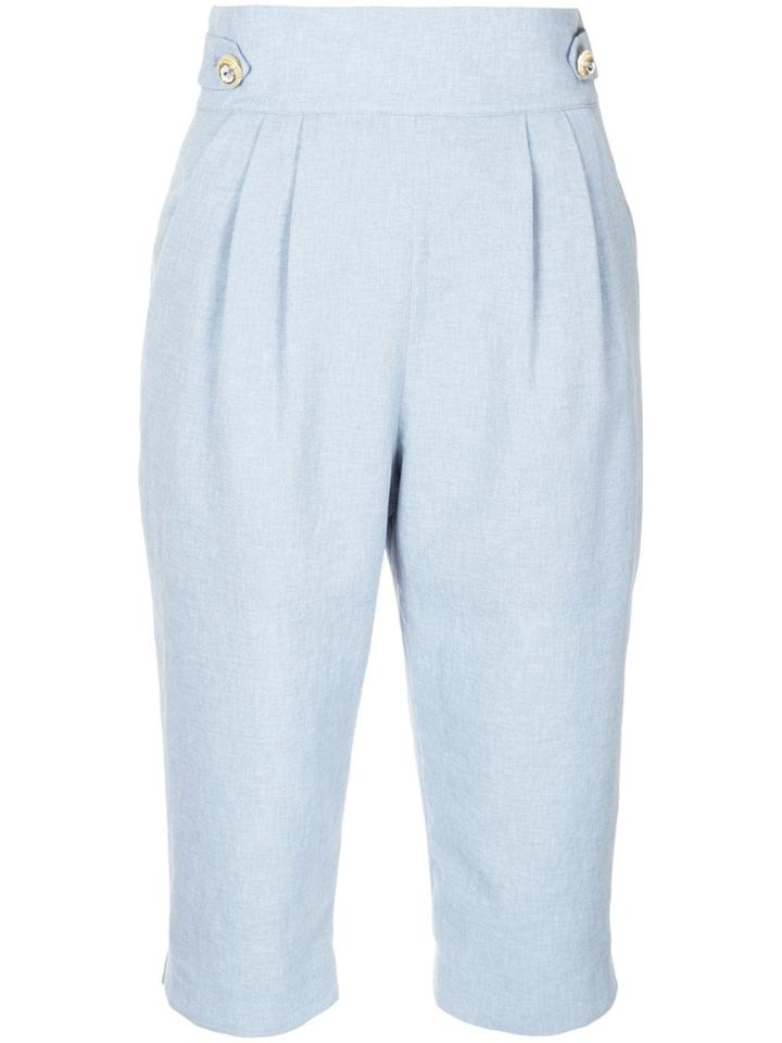 Alice Mccall Wishful Thinking Cropped Trousers - Blue