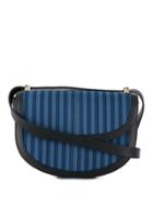 A.p.c. Striped Shoulder Bag - Blue