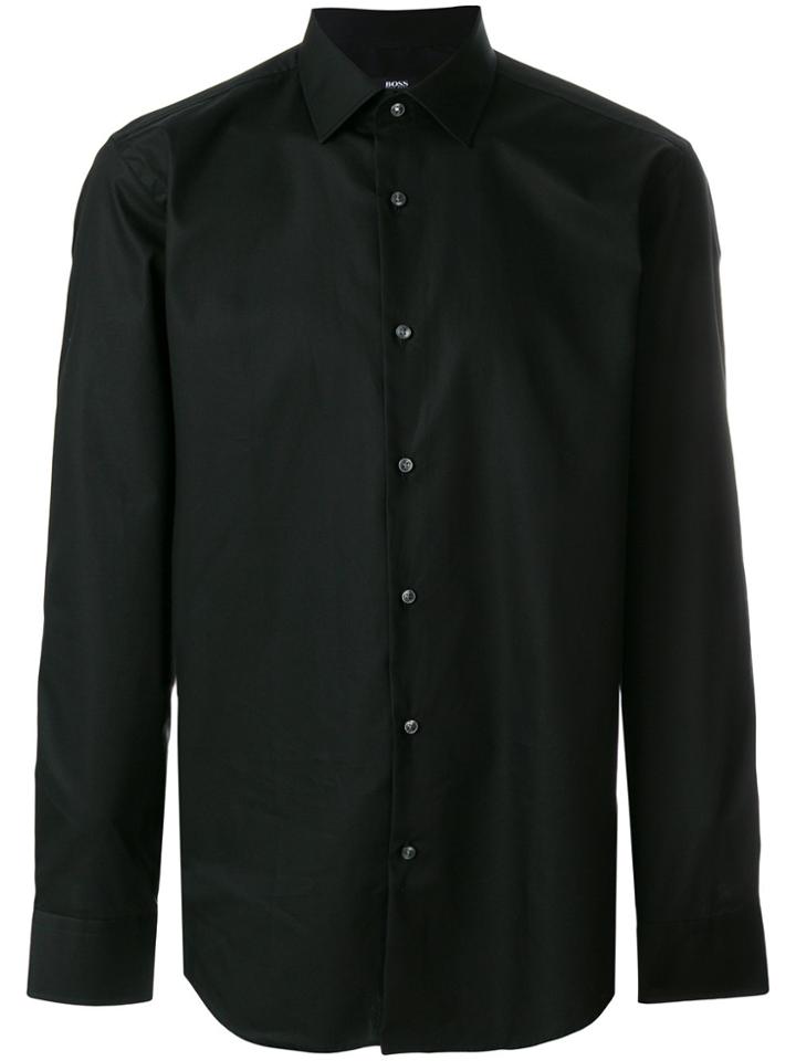 Boss Hugo Boss Curved Hem Shirt - Black