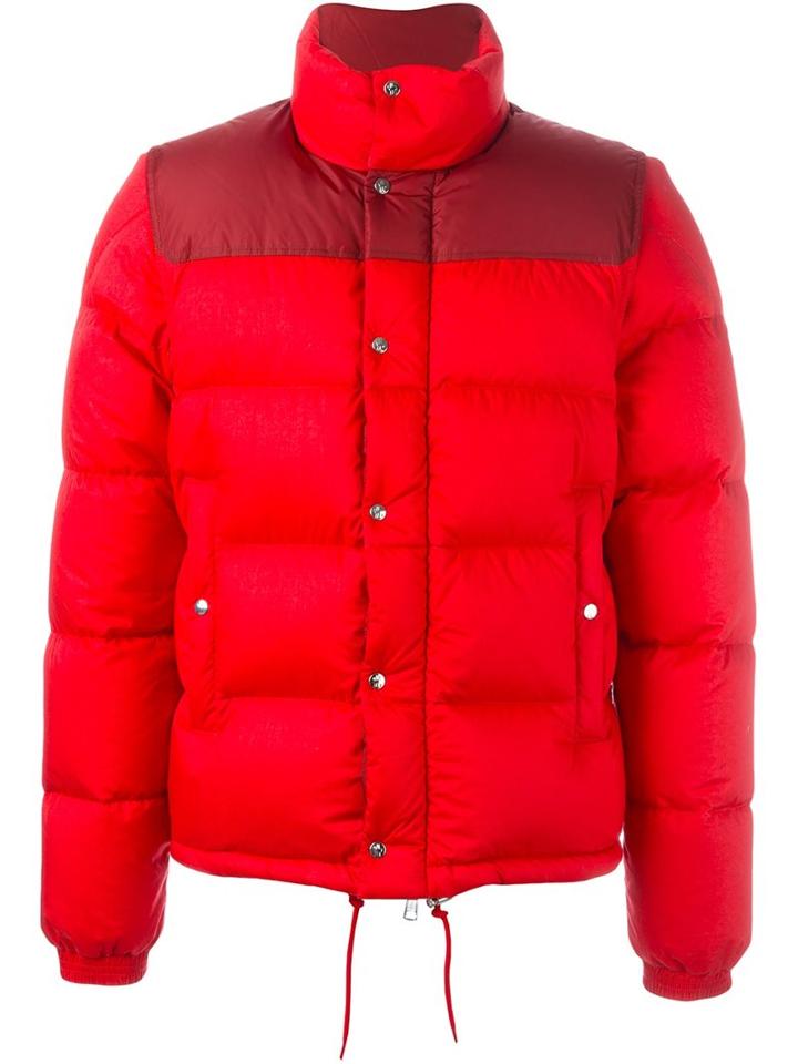 Moncler Padded Jacket, Men's, Size: 1, Red, Cotton/polyamide/feather Down