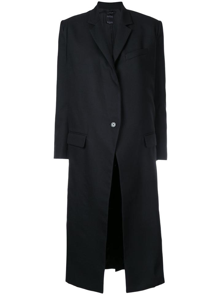Rokh - Long Overcoat - Women - Wool - 34, Black, Wool