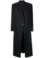 Rokh - Long Overcoat - Women - Wool - 34, Black, Wool