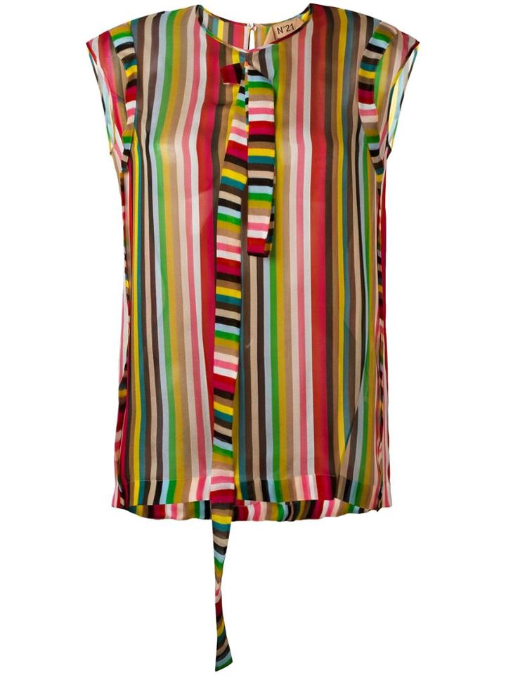 No21 Striped Tank - Multicolour