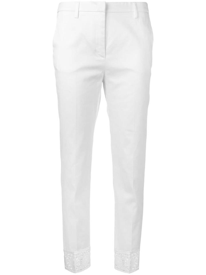 Blumarine Slim-fit Trousers - White