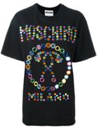 Moschino Logo Print T-shirt, Women's, Size: Xxs, Black, Cotton