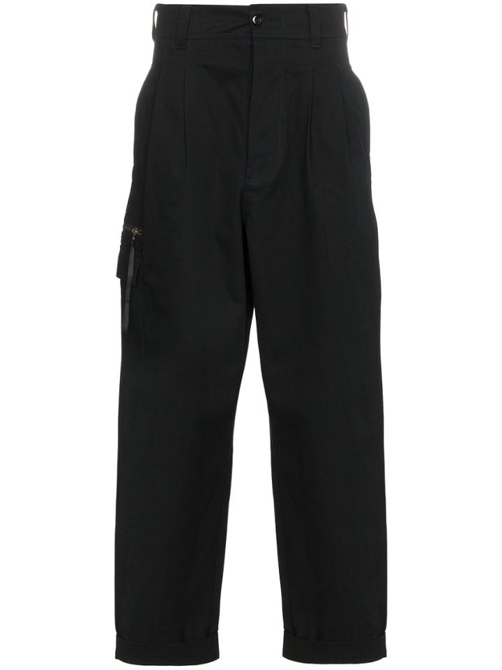 032c Pocket Detail Trousers - Black