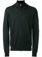 John Smedley Zip Cardigan - Grey