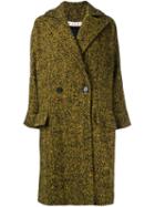 Marni Oversized Boucle Coat, Women's, Size: 38, Yellow/orange, Cotton/polyamide/viscose/virgin Wool