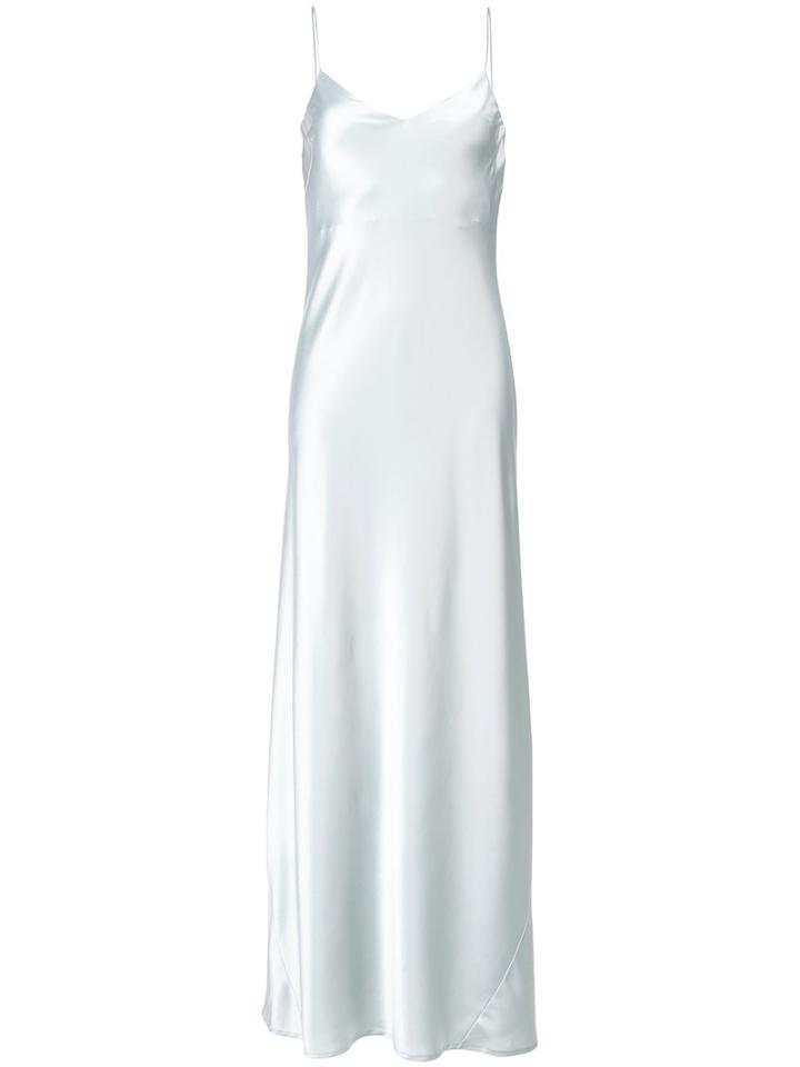 Galvan - Silk Evening Dress - Women - Silk - 38, Green, Silk