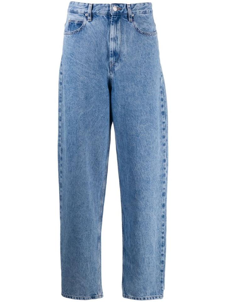 Isabel Marant Étoile High Waisted Loose Fit Jeans - Blue