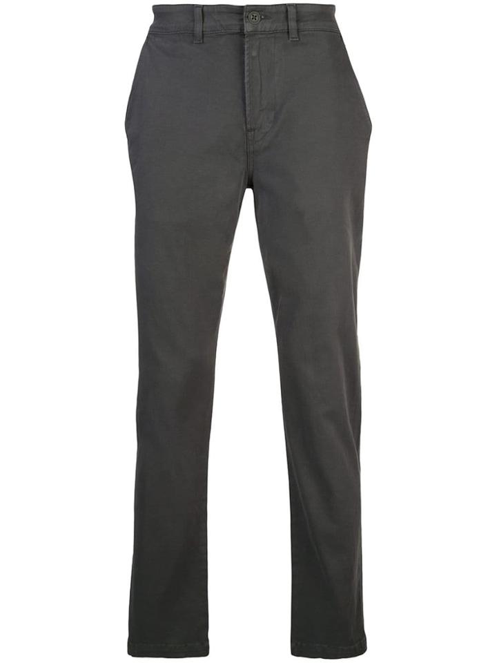 Hudson Straight-leg Chinos - Grey