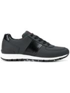 Prada Panelled Sporty Sneakers - Green