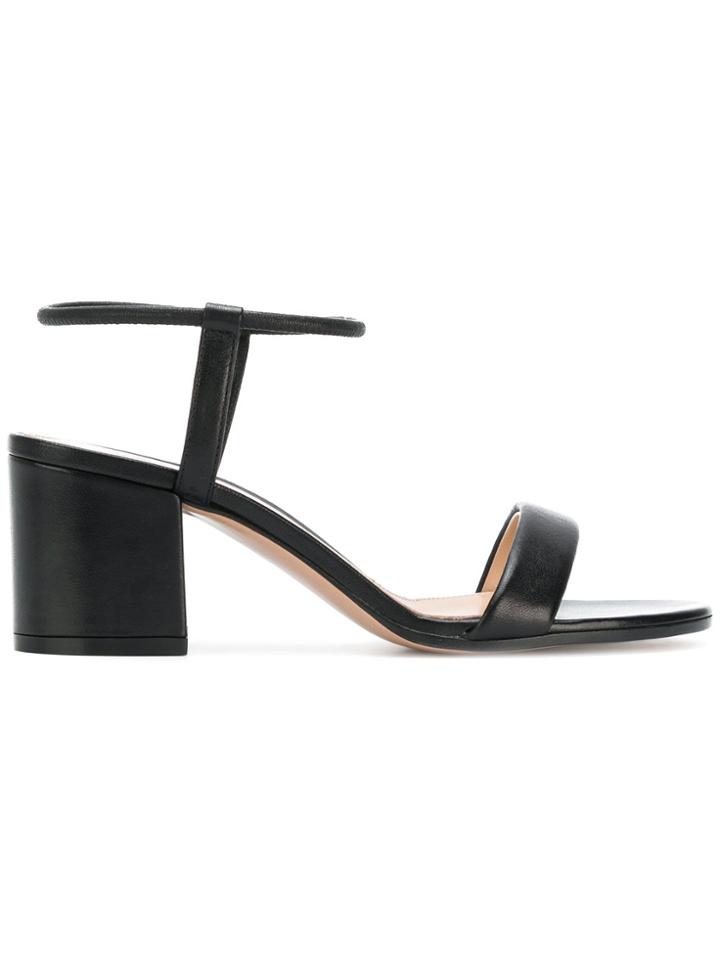 Gianvito Rossi Block Heel Sandals - Black