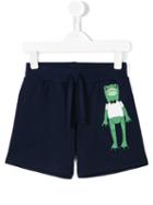 Mini Rodini Frog Shorts, Boy's, Size: 7 Yrs, Blue