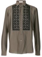 Etro Crochet Bib Shirt - Green