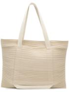 Homme Plissé Issey Miyake Pleated Shopper Tote - Neutrals