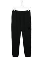 Cp Company Kids Teen Lens-detail Track Pants - Blue