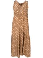 Belize Officiel Yasmina Daisy-print Dress - Brown