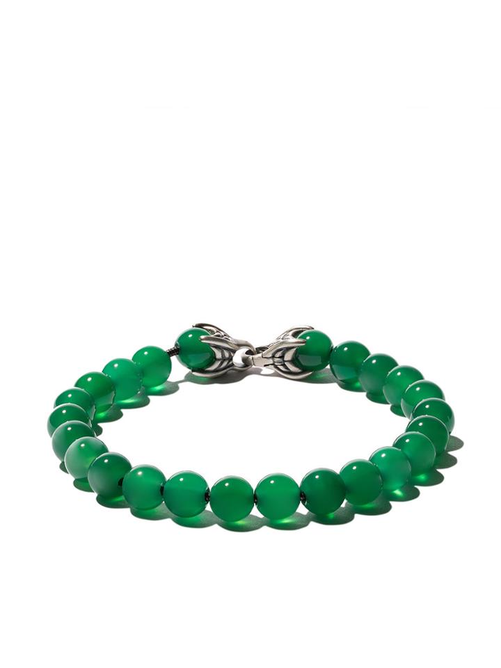 David Yurman Spiritual Beads Green Onyx Bracelet