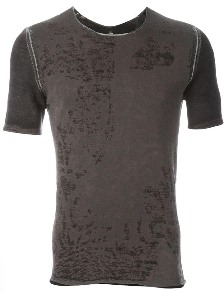 Label Under Construction Double Front Printed T-shirt