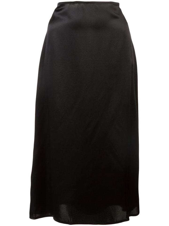 Reformation High Rise Straight Skirt - Black