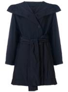 Issey Miyake Cauliflower Oversized Collar Jacket - Blue