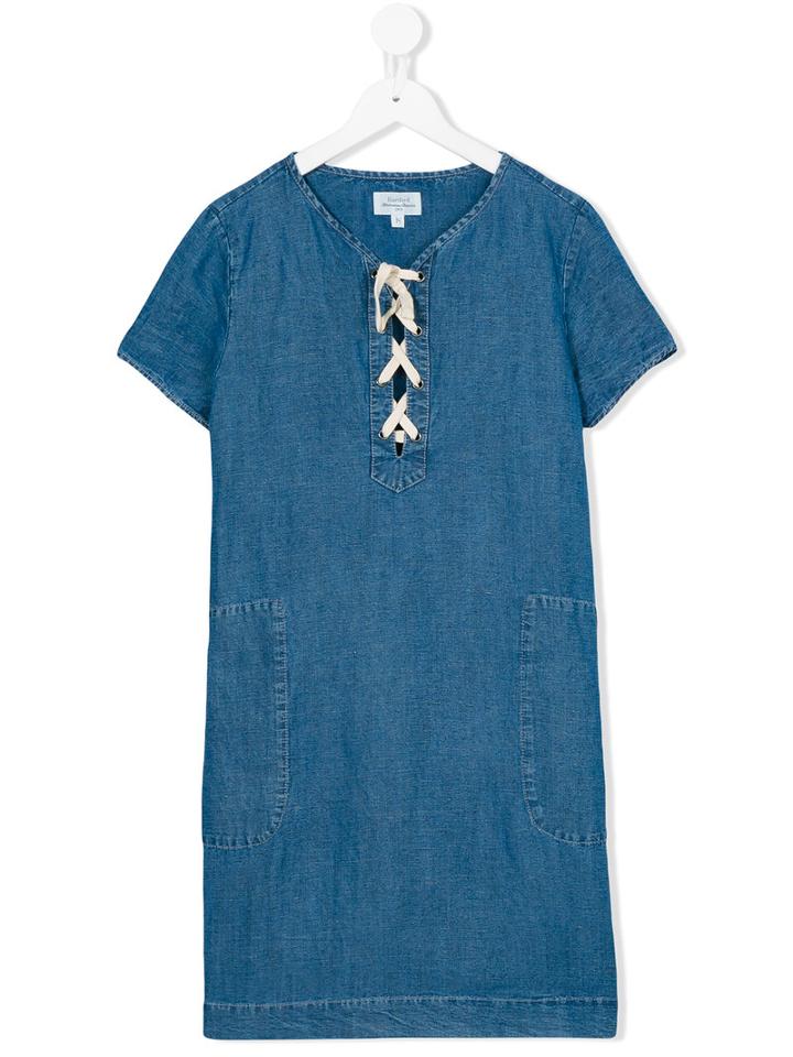 Hartford Kids - Denim Dress - Kids - Linen/flax/lyocell - 14 Yrs, Girl's, Blue