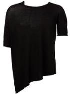 Lost & Found Ria Dunn Asymmetric T-shirt, Men's, Size: Large, Black, Cotton