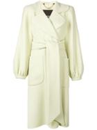 Marc Jacobs Belted Midi Coat - Green