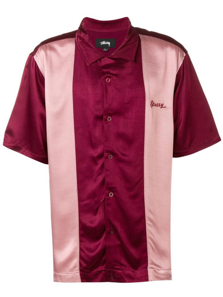Stussy Color Blocked Shirt - Red
