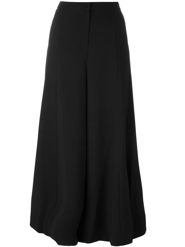 Steve J & Yoni P Super Wide Trousers, Women's, Size: Small, Black, Polyester/polyurethane/rayon