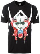 Mask Print T-shirt, Men's, Size: Xxl, Black, Cotton, Les Hommes Urban