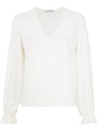 Olympiah Long Sleeves Blouse - White