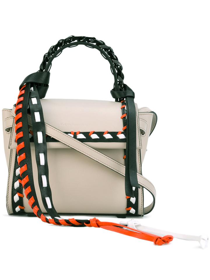 Elena Ghisellini - Mini Angel Bag - Women - Calf Leather - One Size, Nude/neutrals, Calf Leather