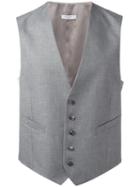 Boglioli Buttoned Waistcoat, Men's, Size: 50, Grey, Cotton