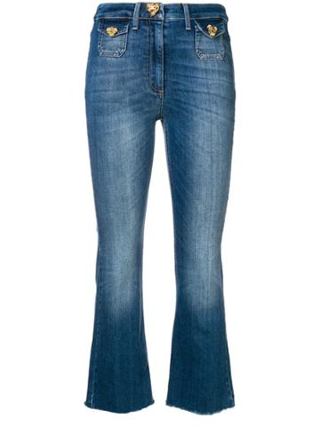 Elisabetta Franchi Cropped Jeans - Blue