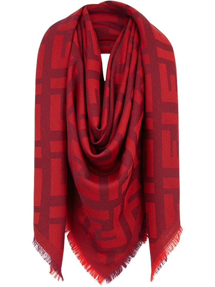 Fendi Shawls 140x140 - Red