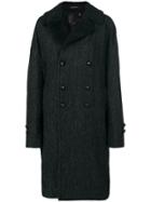 R13 Double Breasted Coat - Black