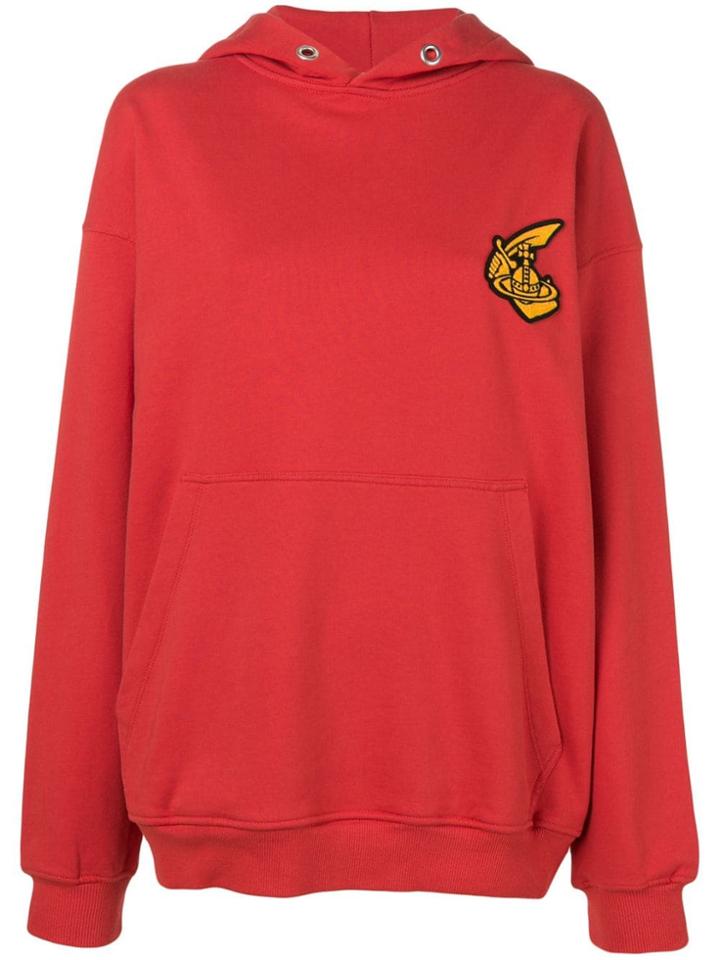 Vivienne Westwood Anglomania Embroidered Logo Hoodie