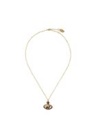 Vivienne Westwood Logo Orb Pendant Necklace - Gold