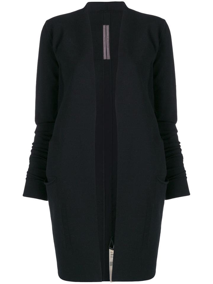 Rick Owens Long Open-front Cardigan - Black