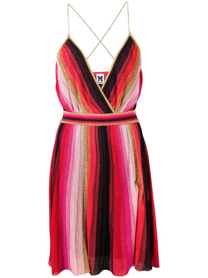 M Missoni Empire-line Mini Dress - Red