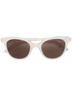 Calvin Klein 205w39nyc Bold Framed Sunglasses - Neutrals