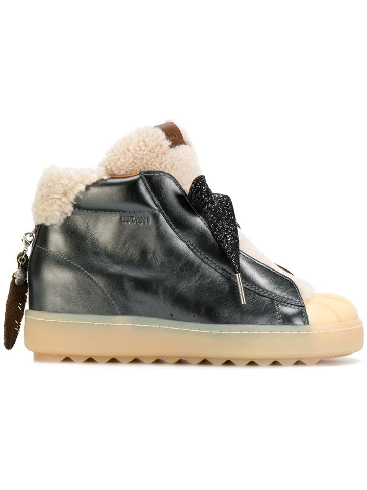 Coach Hi Top Hiker Boots - Grey