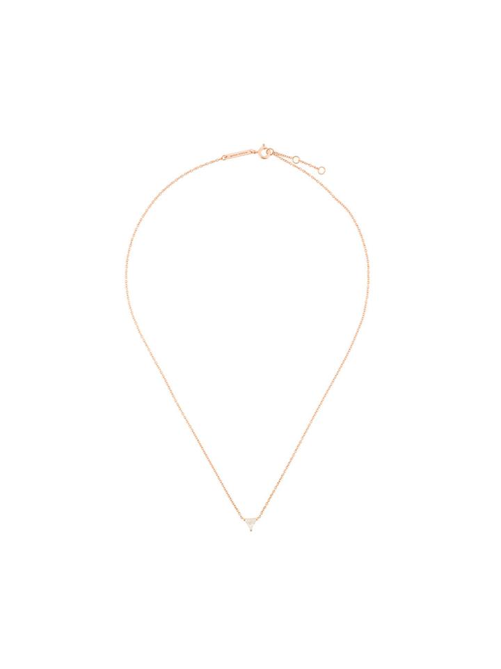 Delfina Delettrez Dots Solitaire Diamond Necklace - Metallic