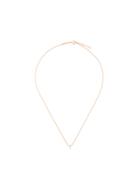 Delfina Delettrez Dots Solitaire Diamond Necklace - Metallic