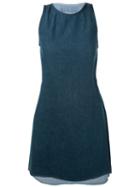 Mm6 Maison Margiela Bicolour Denim Dress, Women's, Size: 44, Blue, Cotton
