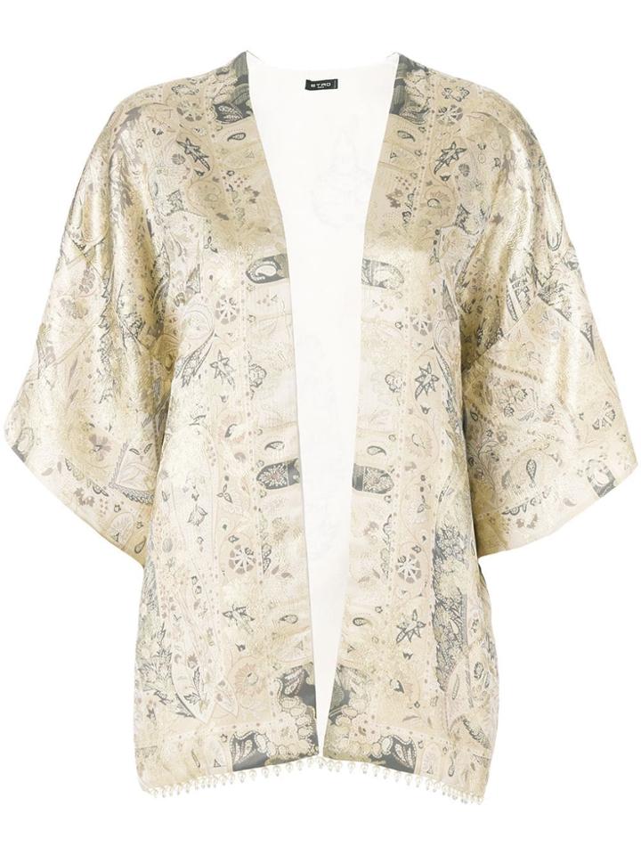 Etro Patterned Lightweight Jacket - Neutrals